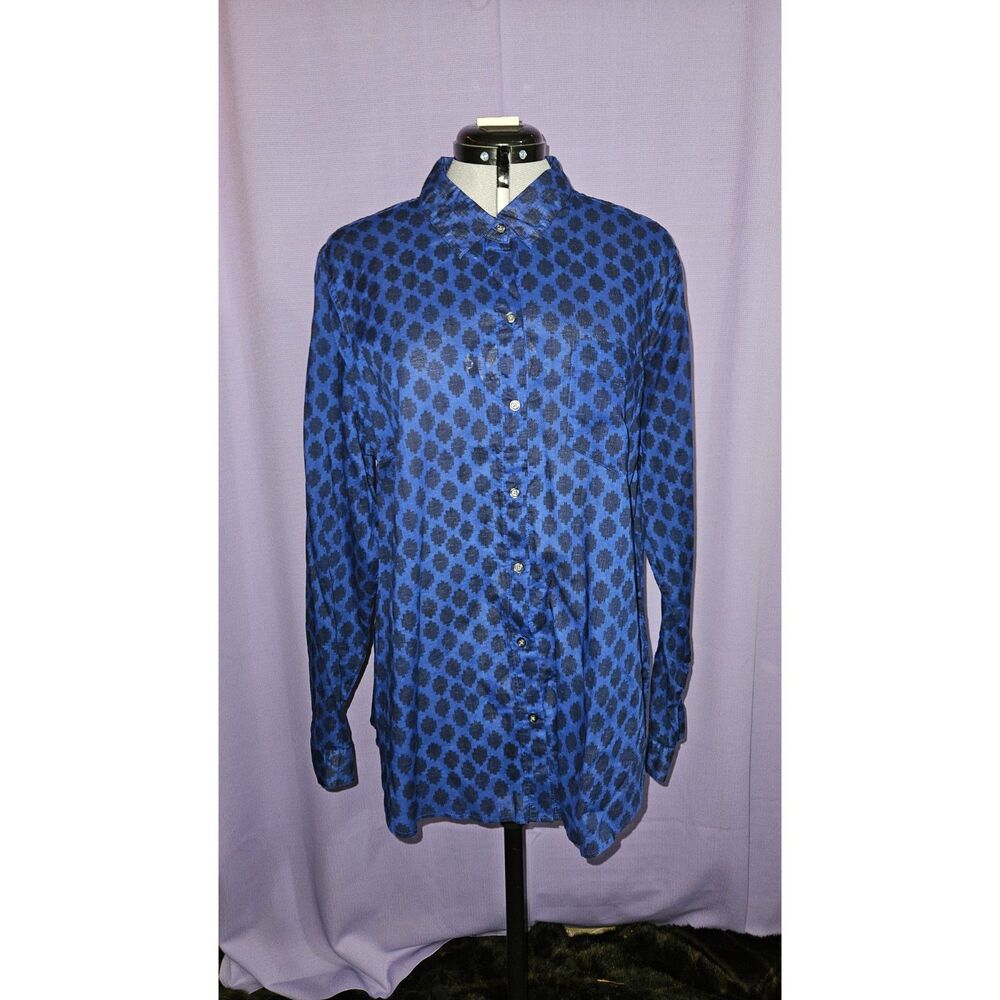 Old Navy, Blue, Black, Top, Size: XL